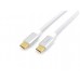 CABLE USB-C MACHO USB-C MACHO USB 3.2 1M TRANSFERENCIA en Huesoi