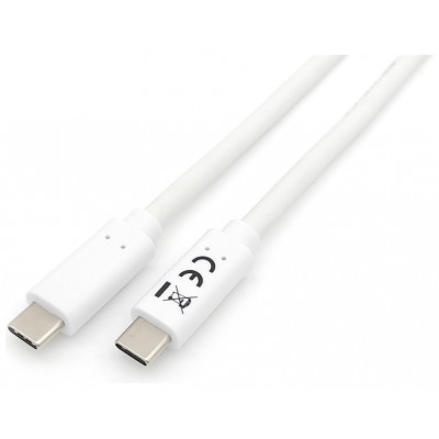 CABLE USB-C MACHO USB-C MACHO USB 3.2 1M TRANSFERENCIA en Huesoi