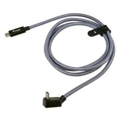 CABLE USB-C MACHO USB-C  ACODADO MACHO USB 3.2 240W 4K en Huesoi