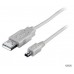 CABLE USB 2.0 TIPO A - B MINI (5PIN) 1,8M en Huesoi