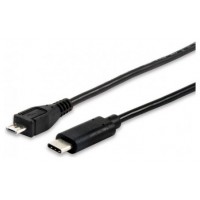 CABLE USB-C a USB MICRO B MACHO 1 METRO EQUIP 12888407 en Huesoi