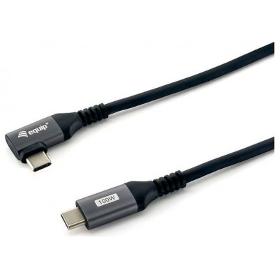 CABLE USB-C MACHO - USB-C MACHO ACODADO en Huesoi