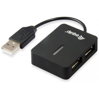 HUB USB 2.0 EQUIP LIFE A 4xUSB-A MINI HUB TRAVEL en Huesoi