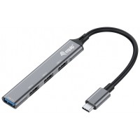 HUB USB-C EQUIP LIFE USB  1 PUERTO USB 3.0 3 PUERTOS en Huesoi