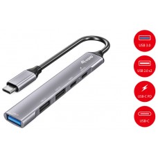 HUB USB-C 3.2 EQUIP LIFE 2 PUERTOS USB 2.0 1 PUERTO en Huesoi