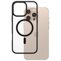 PanzerGlass Case con Black MagSafe iPhone 16Pro Ma en Huesoi