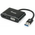 EQUIP ADAPTADOR USB 3.0 A HDMI / VGA  1920 X 1080 60HZ en Huesoi