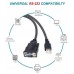 CABLE USB 2.0 A SERIE RS232 EQUIP 1.5M COMPATIBLE en Huesoi