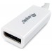 ADAPTADOR MINI DISPLAYPORT MACHO A DISPLAYPORT HEMBRA en Huesoi