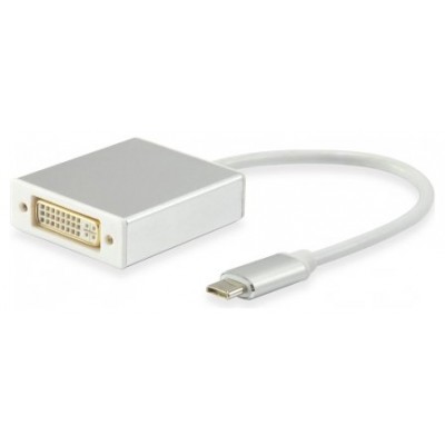 ADAPTADOR USB-C EQUIP 133453 A 1xDVI-I HEMBRA 0,15M en Huesoi