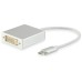 ADAPTADOR USB-C EQUIP 133453 A 1xDVI-I HEMBRA 0,15M en Huesoi