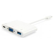 ADAPTADOR USB-C EQUIP 133462 A 1xVGA HEMBRA 1xUSB-A en Huesoi