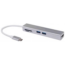 ADAPTADOR USB-C 5EN1 EQUIP HDMI  3 PUERTOS USB 3.0 en Huesoi