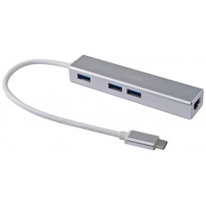 ADAPTADOR  USB-C EQUIP  HUB USB 3.0  3 PUERTOS GIGABIT en Huesoi