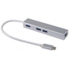 ADAPTADOR USB-C EQUIP 133481 A 3xUSB-A 3.0 1x1Gb RJ45 en Huesoi