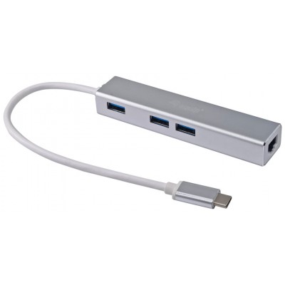 ADAPTADOR USB-C EQUIP 133481 A 3xUSB-A 3.0 1x1Gb RJ45 en Huesoi