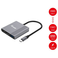 DOCKING USB-C EQUIP 133488 A 1xHDMI 4K USB-A USB-C PD en Huesoi
