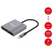 DOCKING USB-C EQUIP 133488 A 1xHDMI 4K USB-A USB-C PD en Huesoi