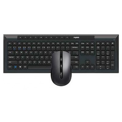 TECLADO Y MOUSE RAPOO WIRELESS Y BLUETOOTH 8210M en Huesoi