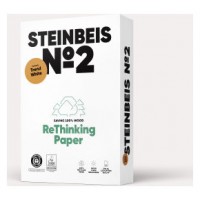 PAQUETE 500H PAPEL RECICLADO 80GR A4 TREND WHITE Nº2 ISO80 STEINBEIS 40002164 (MIN5) (Espera 4 dias) en Huesoi