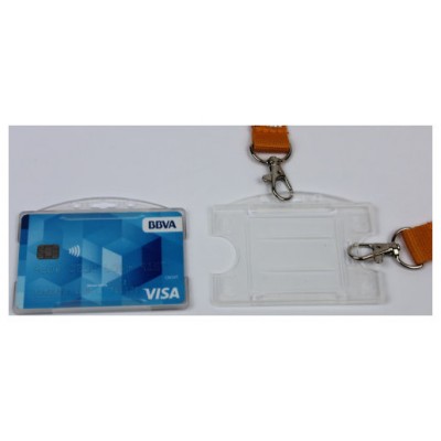 PACK 100 PORTA-TARJETAS PLASTICO RIGIDO 90X57 DOBLE POSICION IBERPLAS 147570100 (Espera 4 dias) en Huesoi