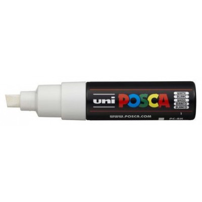 MARCADOR PC-8K POSCA PUNTA B 8MM. BLANCO UNI-BALL 300426000 (MIN6) (Espera 4 dias) en Huesoi
