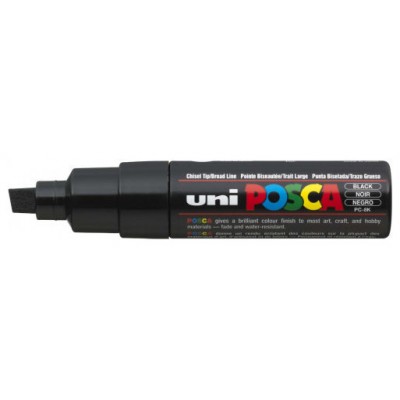 MARCADOR PC-8K POSCA PUNTA B 8MM. NEGRO UNI-BALL 300566000 (MIN6) (Espera 4 dias) en Huesoi