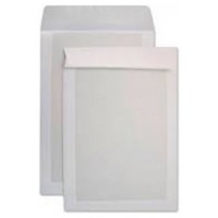 CAJA 125 BOLSAS DIN C4 (229X324) RESPALDO DE CARTÓN 450 G. OFFSET BLANCO 100 GRS. CARTOSAM RESPALDO CARTÓN AUTOADHESIVO TIRA SILICONA SAM 149070 (Espera 4 dias) en Huesoi