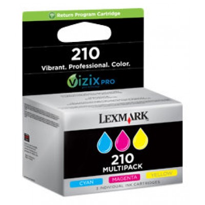 LEXMARK Office EDGE PRO 4000/5500/5500T Cartucho Tricolor Nº210 (Pack 3) en Huesoi