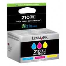 LEXMARK Office EDGE PRO 4000/5500/5500T Cartucho Tricolor Nº210XL (Pack 3) en Huesoi