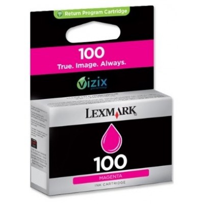 LEXMARK S/305/405/505/605 PRO/205/705/805/905 Cartucho de tinta Magenta Retornable nº100 en Huesoi