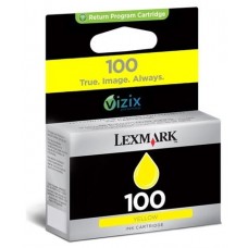 LEXMARK S/305/405/505/605 PRO/205/705/805/905 Cartucho de tinta Amarillo Retornable nº100 en Huesoi