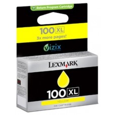 LEXMARK S/305/405/505/605 PRO/205/705/805/905 Cartucho de tinta Amarillo Retornable nº100XL en Huesoi