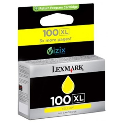 LEXMARK S/305/405/505/605 PRO/205/705/805/905 Cartucho de tinta Amarillo Retornable nº100XL en Huesoi