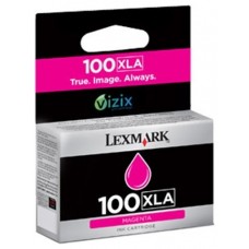LEXMARK CARTUCHO INYECCION TINTA MAGENTA Nº100 XLA VIZIX en Huesoi