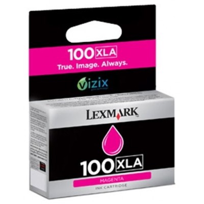LEXMARK CARTUCHO INYECCION TINTA MAGENTA Nº100 XLA VIZIX en Huesoi