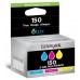 Lexmark Pack 4 cartuchos (CMYK) Retornables 150 en Huesoi