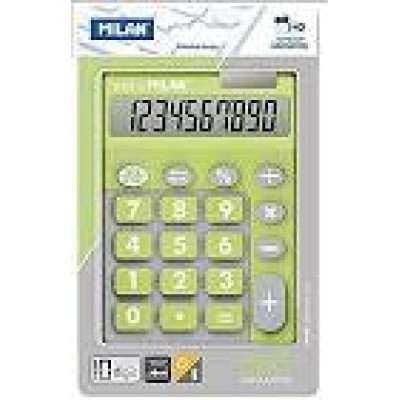 MILAN CALCULADORA DUO 10 DIGITOS DUAL BLISTER VERDE en Huesoi