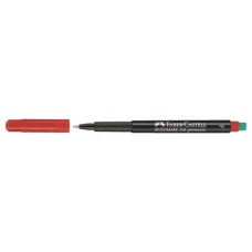 MARCADOR PERMANENTE MULTIMARK PUNTA FINA ROJO FABER CASTELL 151321 (MIN10) (Espera 4 dias) en Huesoi