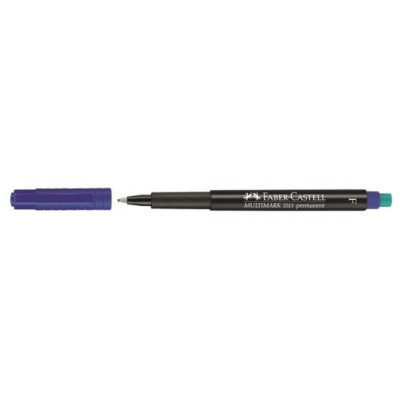 MARCADOR PERMANENTE MULTIMARK PUNTA FINA AZUL FABER CASTELL 151351 (MIN10) (Espera 4 dias) en Huesoi