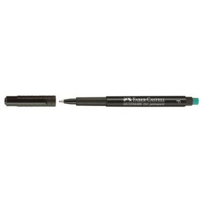 MARCADOR PERMANENTE MULTIMARK PUNTA FINA NEGRO FABER CASTELL 151399 (MIN10) (Espera 4 dias) en Huesoi