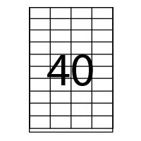 CAJA 100 HOJAS ETIQUETAS ADHESIVAS ILC BLANCA 52,5X29,7 FABRISA 15296 (Espera 4 dias) en Huesoi