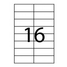 CAJA 100 HOJAS ETIQUETAS ADHESIVAS ILC BLANCA 105X35 FABRISA 15312 (Espera 4 dias) en Huesoi