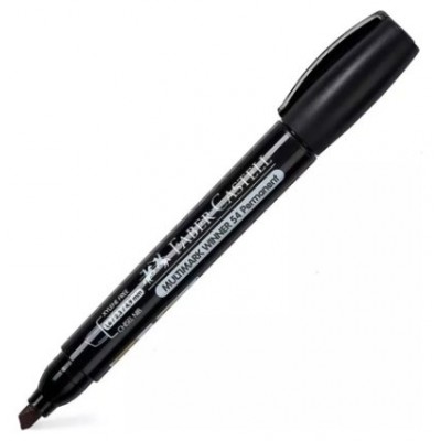 MARCADOR MULTIMARK WINNER 54-E NEGRO PUNTA BISELADA Y SIN CLIP FABER CASTELL 153199 (MIN12) (Espera 4 dias) en Huesoi