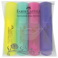 ESTUCHE 4 MARCADORES FLUOR TEXTLINER SURTIDO PASTEL FABER CASTELL 154610 (Espera 4 dias) en Huesoi