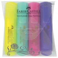 ESTUCHE 4 MARCADORES FLUOR TEXTLINER SURTIDO PASTEL FABER CASTELL 154610 (Espera 4 dias) en Huesoi