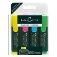 ESTUCHE 4 MARCADORES FLUORESCENTES TEXTLINER SURTIDO FABER CASTELL 154804 (Espera 4 dias) en Huesoi