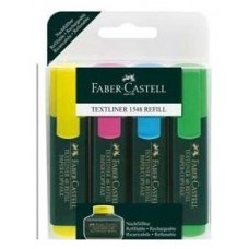 ESTUCHE 4 MARCADORES FLUORESCENTES TEXTLINER SURTIDO FABER CASTELL 154804 (Espera 4 dias) en Huesoi