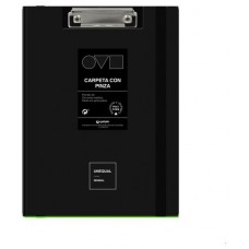 CARPETA A4 TAPA POLYFOAM CON PINZA SUPERIOR UNEQUAL MINIMAL NEGRO GRAFOPLAS 1550910 (Espera 4 dias) en Huesoi