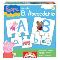 JUEGO APRENDO EL ABECEDARIO PEPPA PIG DE 4-5 AÑOS EDUCA BORRAS 15652 (Espera 4 dias) en Huesoi